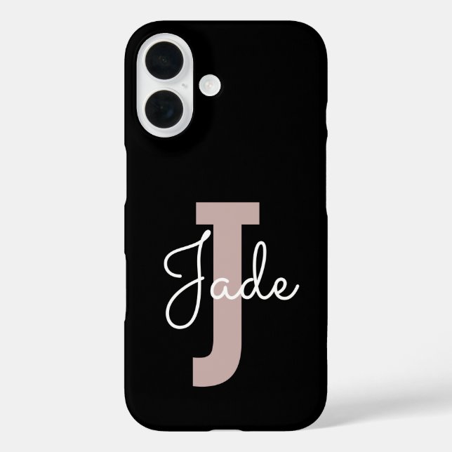 Custom Monogram Gift for Names Starting with J  Case-Mate iPhone Case (Back)