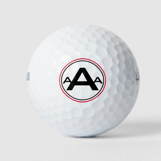 custom MONOGRAM golf balls (Front)