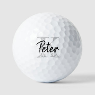 Custom Monogram Golf Balls - Personalise Name Gift