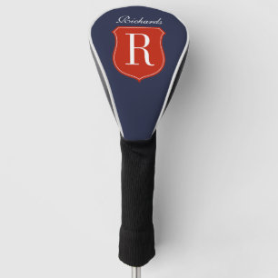 Custom monogram golf driver cover gift for golfers