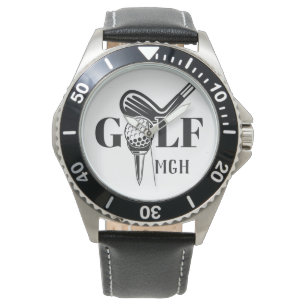 Custom Monogram Golf Watch