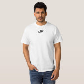 Custom Monogram Initial Mens Modern Template T-Shirt (Front Full)