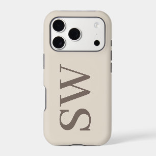 Custom Monogram Initial Quiet Luxury Design