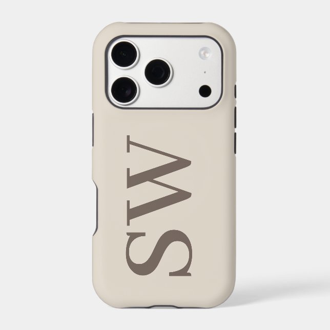 Custom Monogram Initial | Quiet Luxury Design (Back)