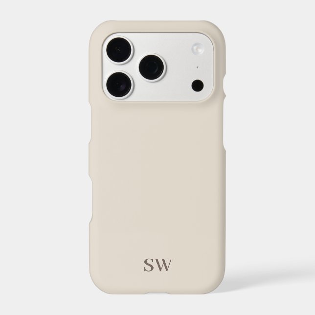 Custom Monogram Initial | Quiet Luxury Design (Back)