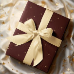 Custom Monogram Initials Gift Wrap Wrapping Paper<br><div class="desc">Custom, personalised, elegant, golden yellow monogram initials on chocolate dark brown, premium quality, gift wrap wrapping paper. Simply type in the initials / monogram of the person this gift wrap is for, to make this wrapping paper one-of-a-kind, and your gift truly special. Perfect for birthday, anniversary, graduation, valentines day, mothers...</div>