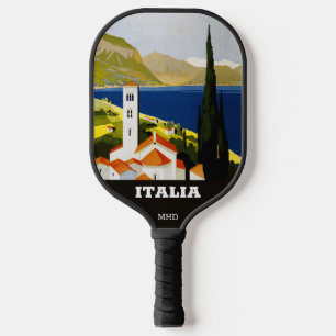 Custom Monogram Italian Lakes Pickleball Paddle