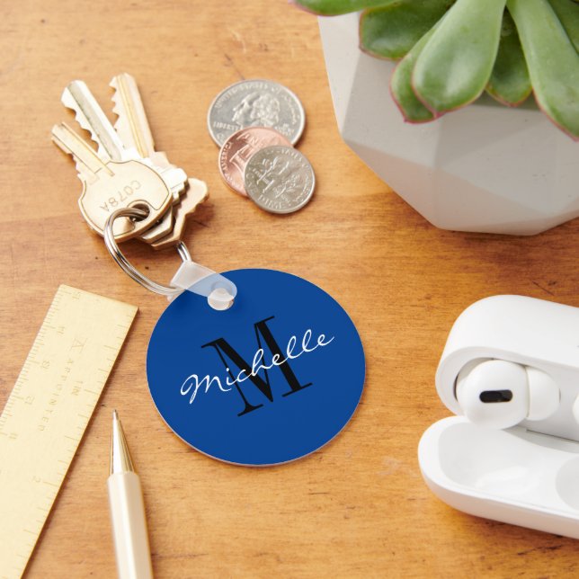 Custom monogram keychains in your colour of choice (Desk)