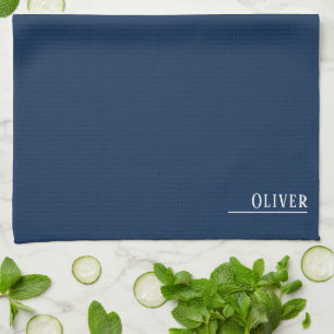 Custom monogram kitchen towel 