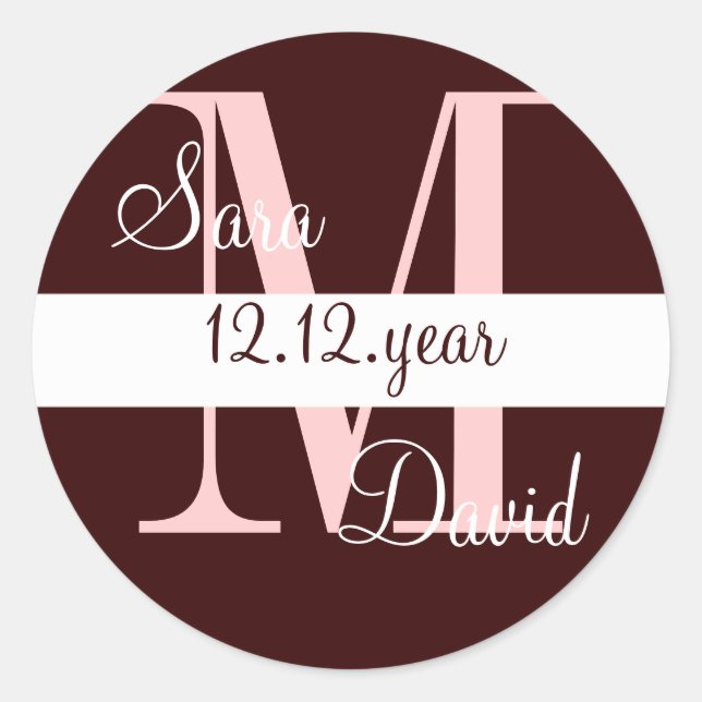 Custom Monogram label (Front)