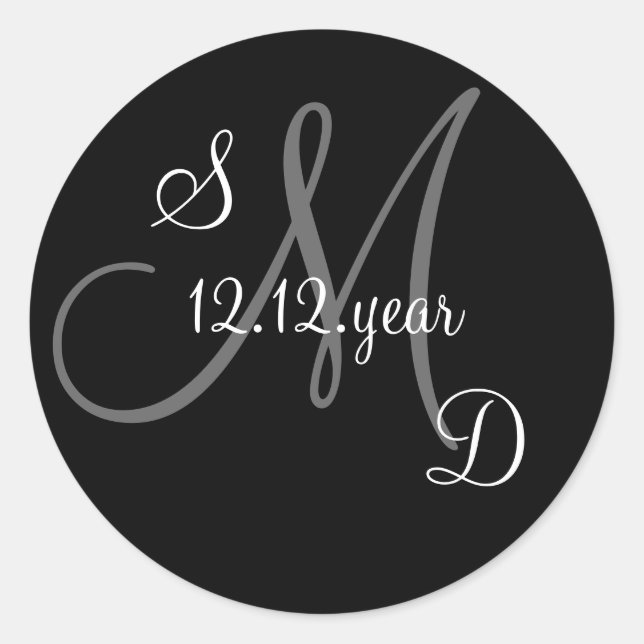 Custom Monogram label (Front)