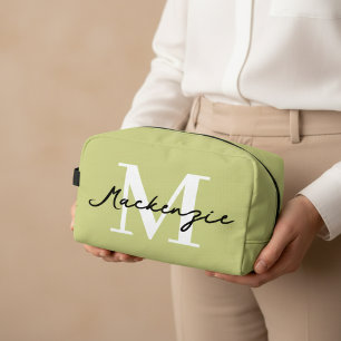 Custom monogram makeup bag modern gift for her mum