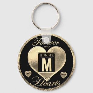Custom Monogram Memorial in Loving Memory Keychain