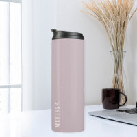 Custom monogram, modern mauve