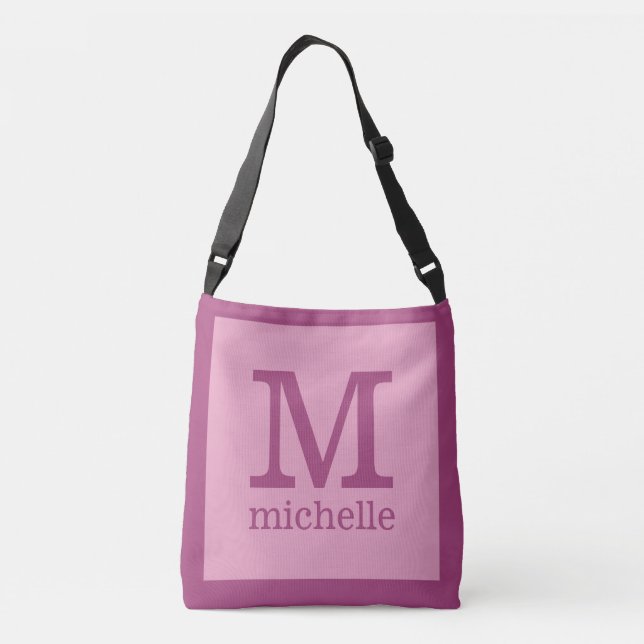 Custom Monogram, Name & Image student bags (Back)
