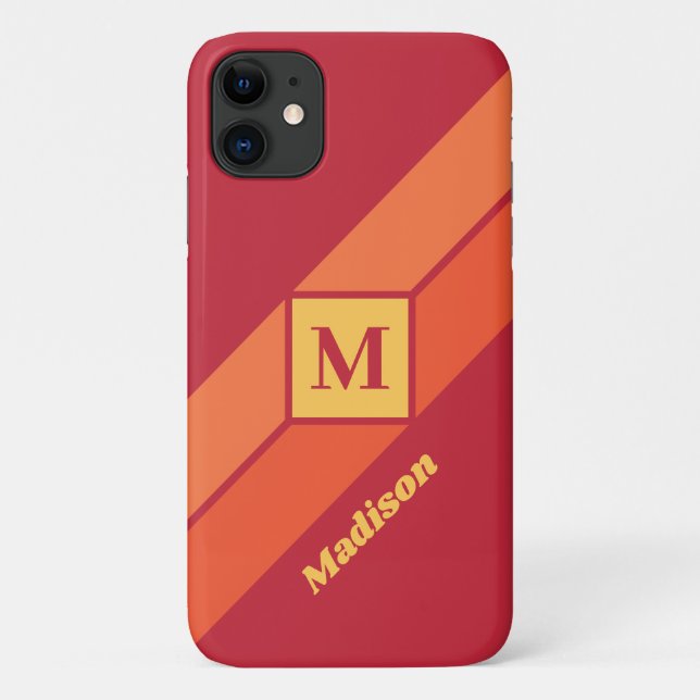 Custom monogram & name phone cases (Back)