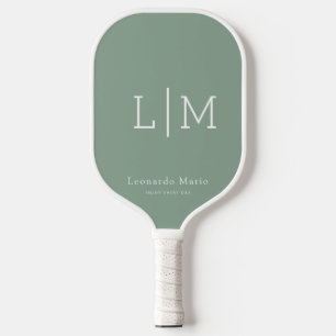 Custom Monogram Name Pickleball Paddle