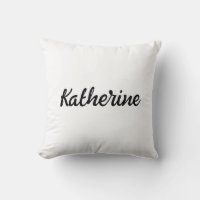 Custom Monogram Name Pure White