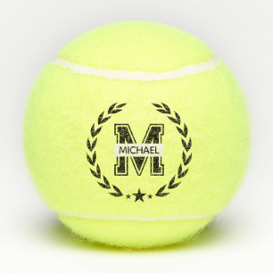 Custom Monogram Name Tennis Balls