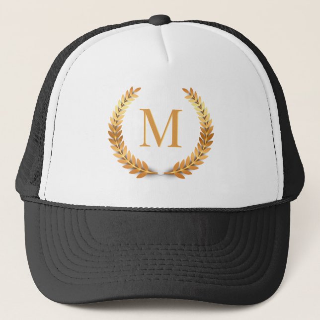 Custom Monogram Name Trucker Hat (Front)