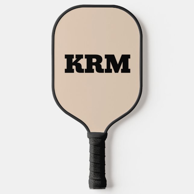 CUSTOM MONOGRAM PERSONALIZED PICKLEBALL PADDLE  (Front)