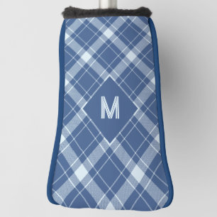 Custom Monogram Plaid / Tartan Pattern Golf Head Cover