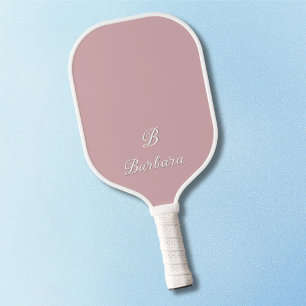 Custom Monogram Script Name Pickleball Paddle