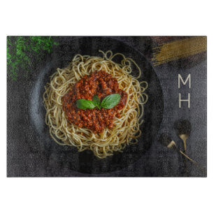Custom Monogram Spaghetti Cutting Board