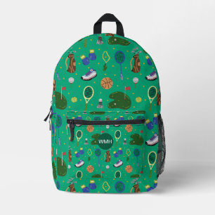 Custom Monogram Sport Backpack