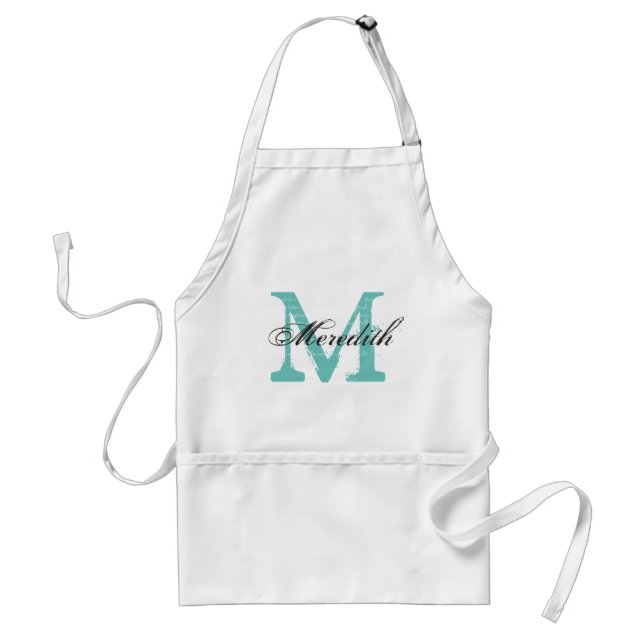 Custom Monogram Standard Apron (Front)