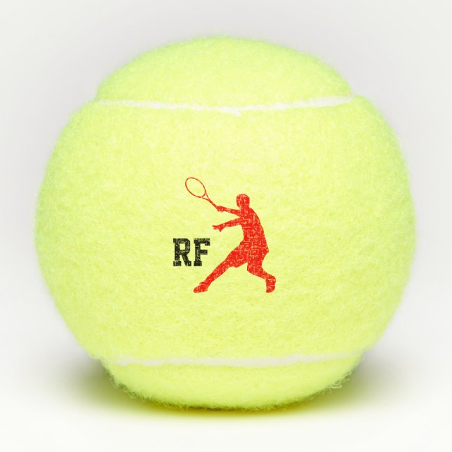 Custom monogram tennis ball for players (Front)