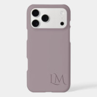 Custom Monogram Tulip Taupe