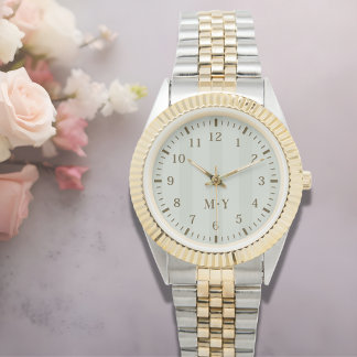 Custom Monogram Two-Tone Heritage Watch
