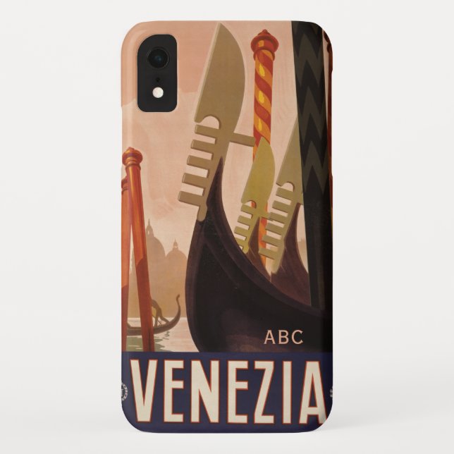 Custom monogram Venezia (Venice) phone cases (Back)