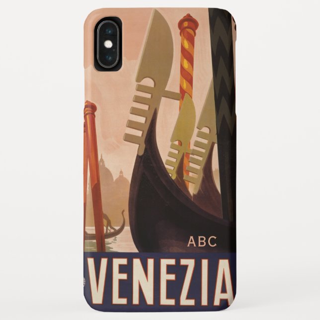 Custom monogram Venezia (Venice) phone cases (Back)
