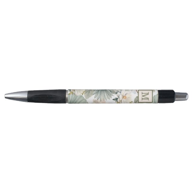 Custom Monogram Watercolor Floral (Front)