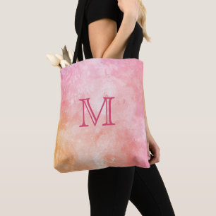 Custom monogram Watercolor Splash bags