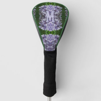 Custom Monogram Your Initial Name Hydrangea Flower Golf Head Cover