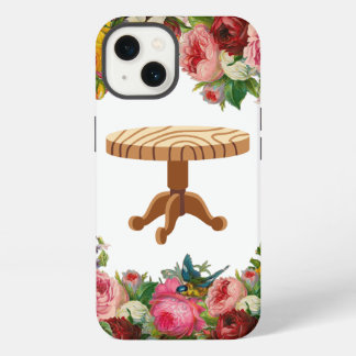 Custom Monogrammed iPhone 13 Case – Floral Design