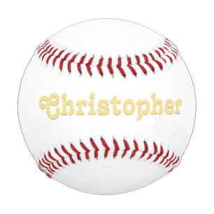Custom Monogrammed Name Player Team Coach Club Dad Baseball