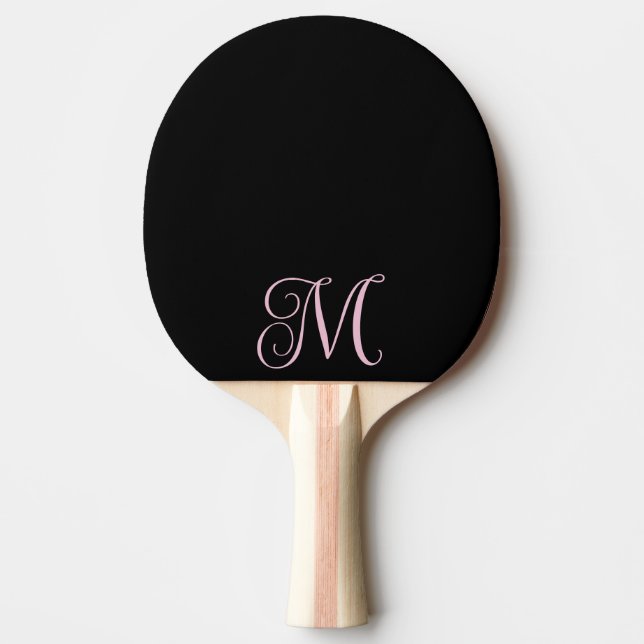 Custom Monogrammed Ping Pong Paddle With Initial (Front)