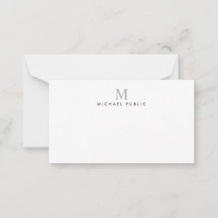 Custom Monogrammed Simple Template Modern