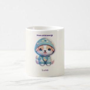 Custom Moon Child Energy Dog Mug