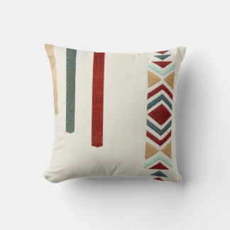 Custom Moroccan Geometric Embroidery Pattern Art Cushion