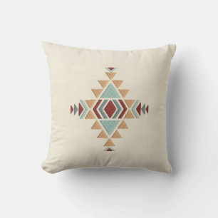 Custom Moroccan Geometric Embroidery Pattern Art T Cushion