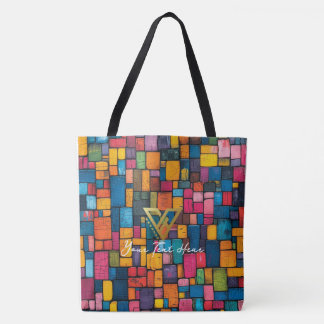 Custom : Mosaic Medley Personalised Tote. Tote Bag