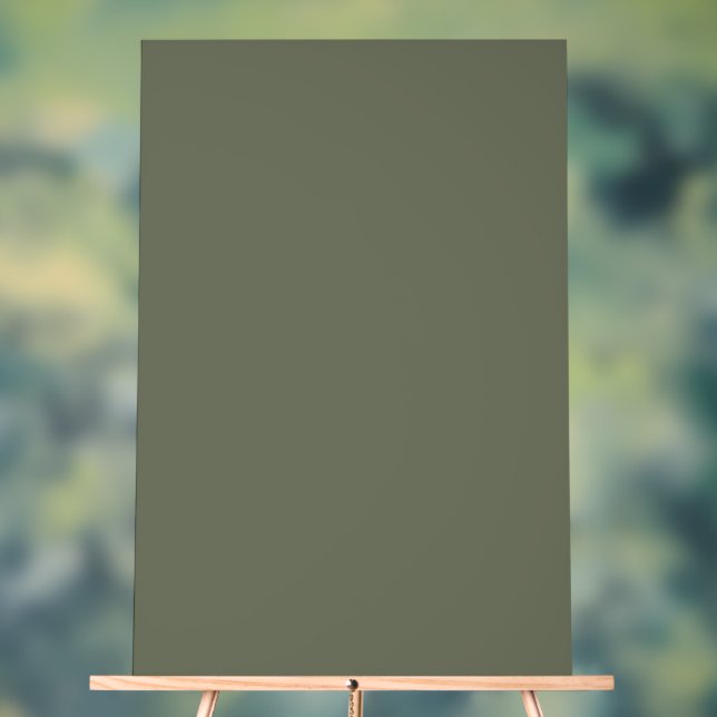 Custom Moss Green Acrylic Sign (Neutral)