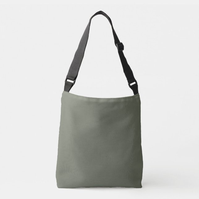 Custom Moss Green Canvas Tote Bag (Front)