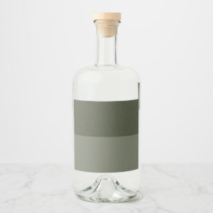Custom Moss Green Dual Tone Label