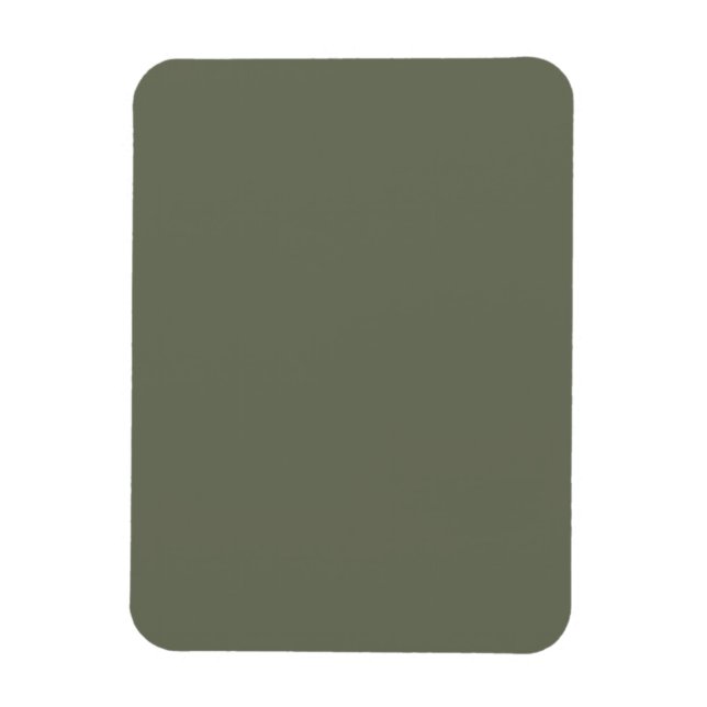 Custom Moss Green Magnet – Flexible & Bold (Vertical)